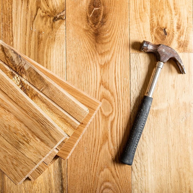 Hardwood and hammer -  Moran's Floor Store in Jamestown